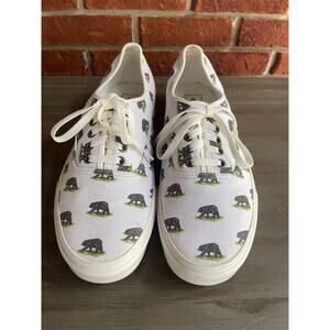 Size 12 - VANS Authentic California Bear Canvas Shoe